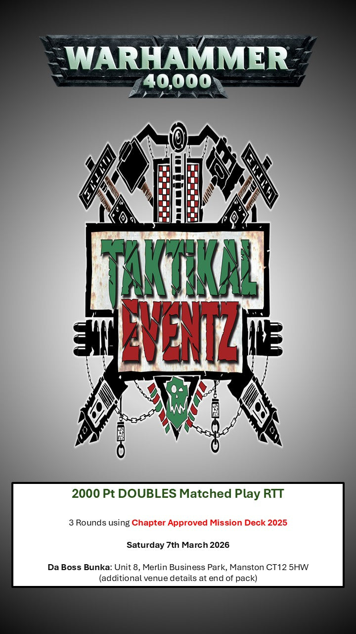 March 7th 2026 40k Doubles Event